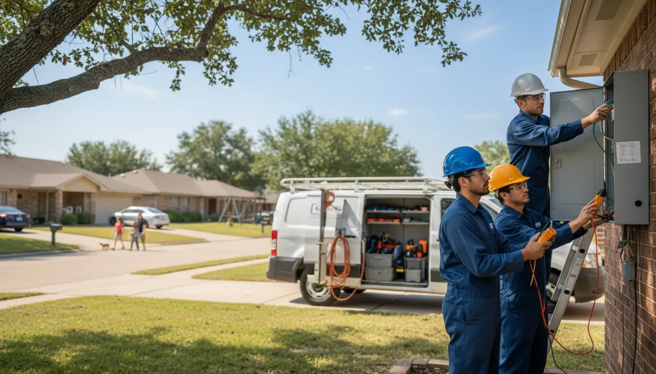 Certified electrician providing emergency electrical services in Cubero, NM